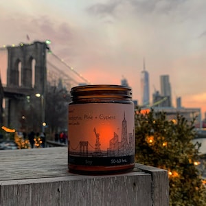 Sunset Candle - Handmade Soy New York City Candle - NY Souvenir gift