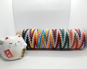 Brazilian bracelet, 20 strands, DMC