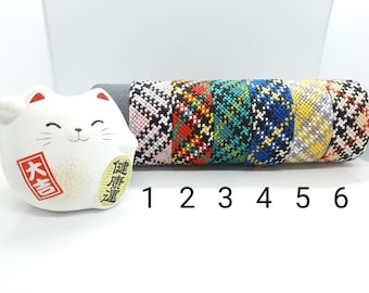 Brazilian bracelet, 20 strands, DMC