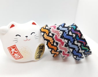 Brazilian bracelet, 10 strands, DMC