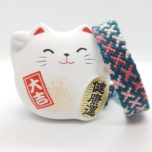Brazilian bracelet 12 threads DMC (model: love bandage)