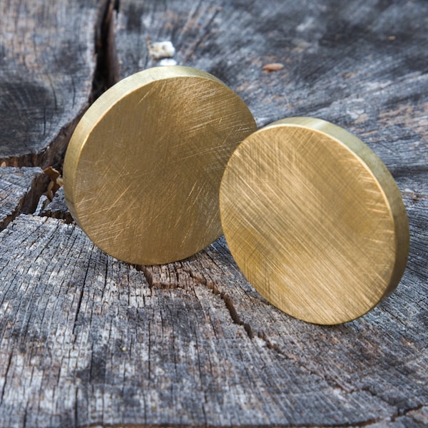 Solid Brass EDC Worry Coin, Fidget Coin