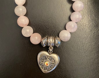 Breast Cancer Awareness charm bracelet