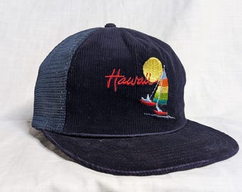 Hawaii Summer Sailing | Black Trucker Hat | 1 of 1