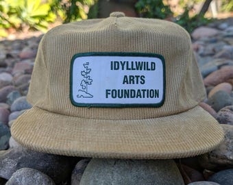 Idyllwild Arts Foundation | 1 of 1 | Vintage Patch on Tan Corduroy Cap