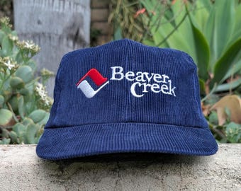 Beaver Creek Corduroy Hat | Navy Blue | "Birds of Prey" 1980s Heritage Edition