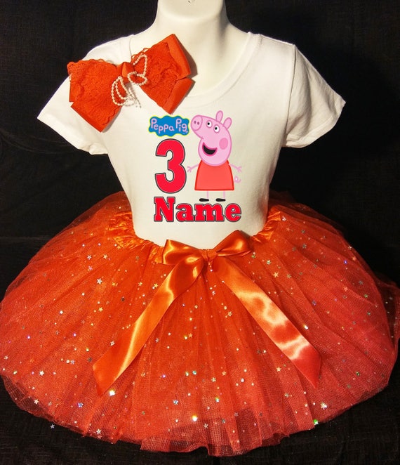 Shopkins 3rd Third 3 Birthday Dress Shirt Purple Tutu Outfit -With NAME-