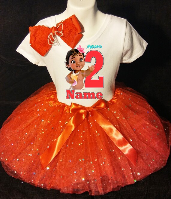 moana 2nd birthday outfit