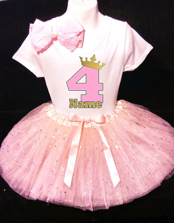 princess 4th birthday clothing
