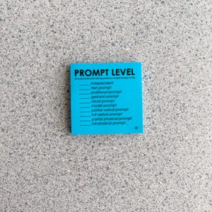 Prompt Level Sticky Note Pad | 50 Sheets