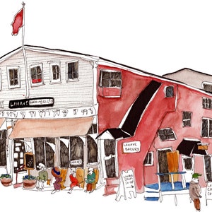 Dessin de boulangerie de la Nouvelle-Écosse