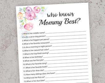 Pink Gold Baby Shower Games Who Knows Mommy Best Printable Etsy Pink Gold Baby Shower Games Who Knows Mommy Best Printable Etsy