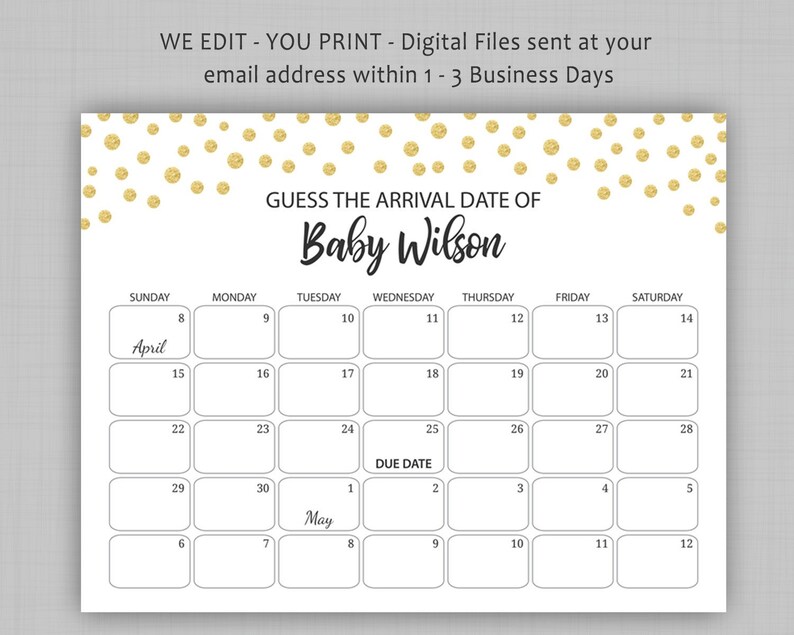 Due Date Prediction Calendar Kacie Maribel Due Date Prediction Calendar Kacie Maribel