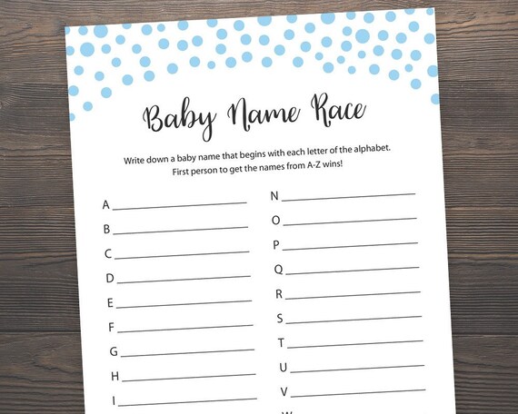 baby shower names