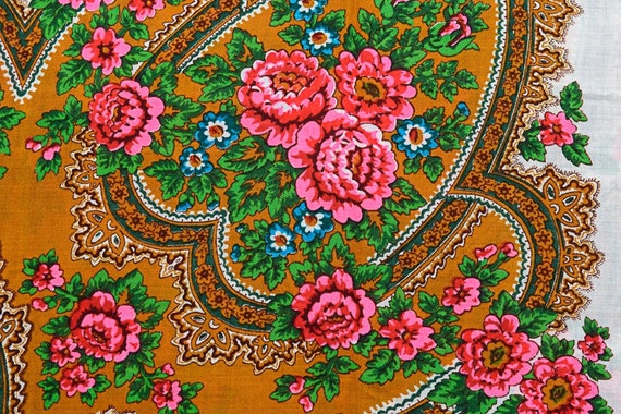 Rustic white wedding shawl, Ukrainian shawl, flor… - image 8