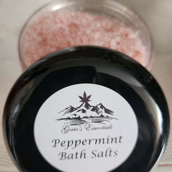 Peppermint bath salts