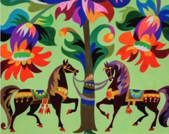 Online class Ukrainian art Stay with Ukraine Art lessons Samchykivka Floral painting self paced downloadable, Level 1