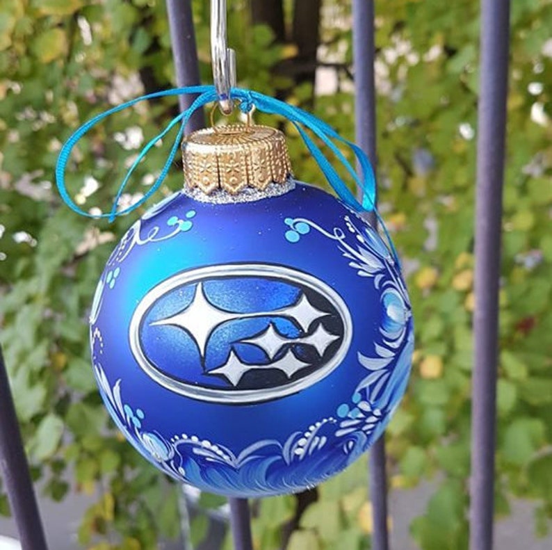 Company Logo Christmas Ornaments Corporate Gifts Personalized  Etsy