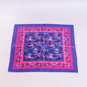 Men&#39;s blue and pink handkerchief with horses, Silk pocket square, Wedding gifts Groomsman pocket squares, Blue Wedding, Free gift box