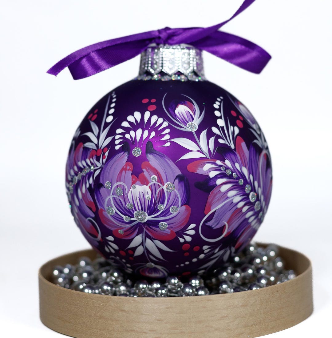 Purple baubles discount