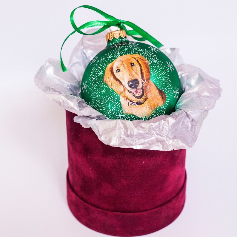Pet Memorial Ornament Personalized Pet Sympathy Gift Dog Etsy