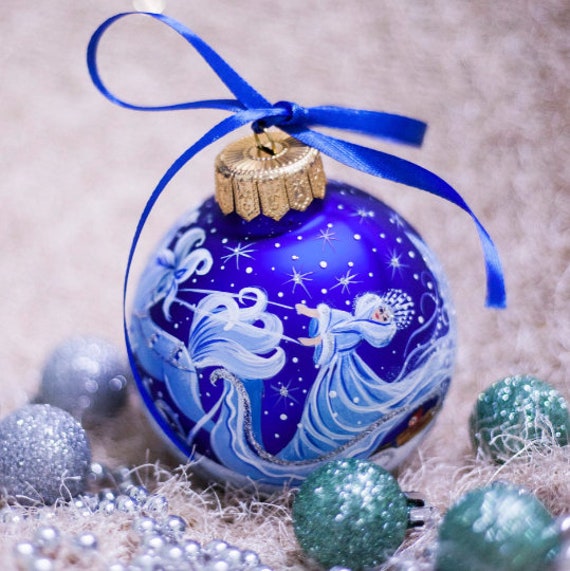 The Snow Queen Christmas Ornament Hand Painted, Custom Glass Holiday  Ornament Snow Queen, Personalized Baby Gift, Unique Christmas Gift - Etsy  Ireland | Kunstdrucke