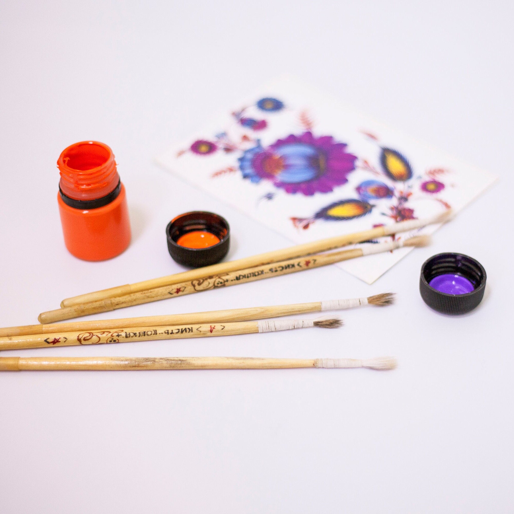 Cat fur brush Brush for painting Art brush Thin brush for Etsy