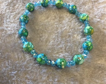Greens and Blues Bracelets