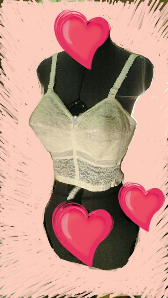 Vintage Pennyrich Longline Bra 32E NOS MIP