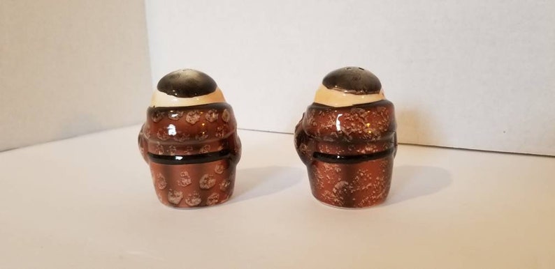 Merry Monks Made in Japan Vintage Friar Tuck Monk Salt /& Pepper Shaker Set Ceramic Shakers Whimsical Salt Pepper Shakers