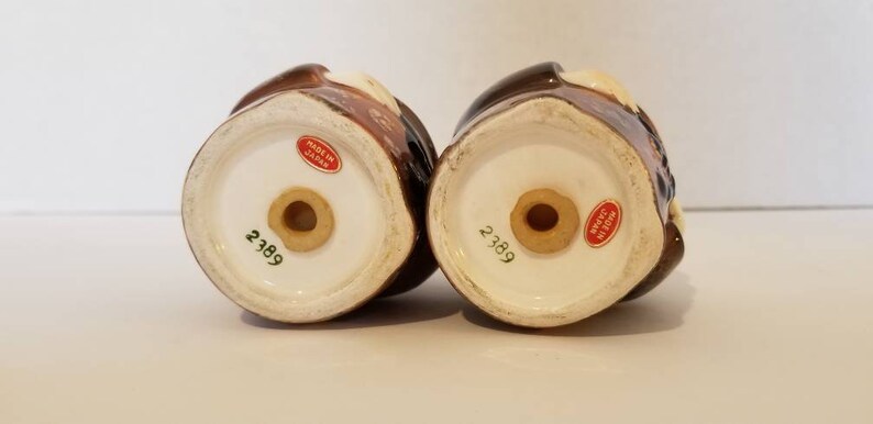 Merry Monks Made in Japan Vintage Friar Tuck Monk Salt /& Pepper Shaker Set Ceramic Shakers Whimsical Salt Pepper Shakers