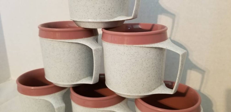 Picnics Camping Plastic Dinnerware Vintage Aladding Insulated Thermal Mugs