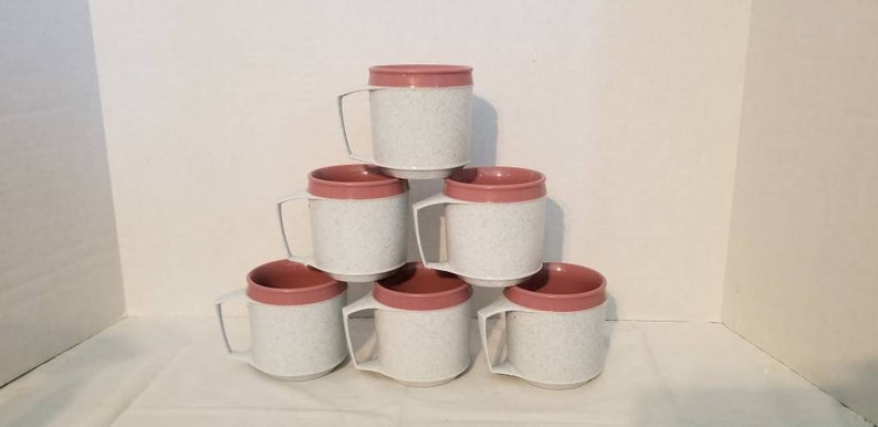 Picnics Camping Plastic Dinnerware Vintage Aladding Insulated Thermal Mugs