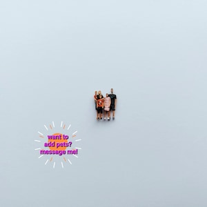 Personalised miniature figurine family portrait custom made