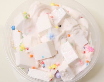 Confetti Chunks Jelly Cube Slime - Floam Slime - Fluffy Slime