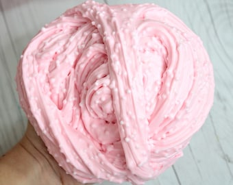 Crunchy Floam Slime - Bubblegum Slime - Floam - Floam Slime - Crunchy Slime - Chewed Up Slime - Slime - Fluffy Slime