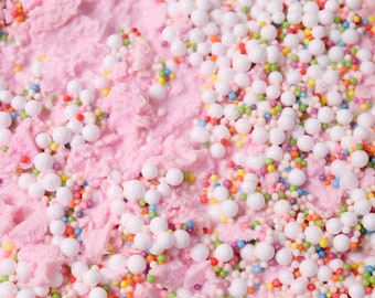 Chunky Unicorn Floam Slime - Shredded Foam Slime - Thick Slime