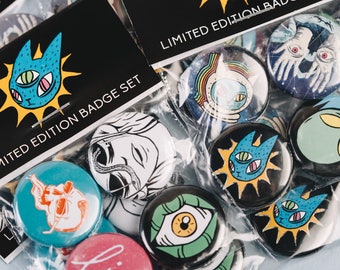 Limited edition badge set
