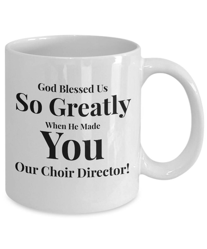 Gift for Choir Director Coffee 11 oz Mug Ceramic Unique Etsy