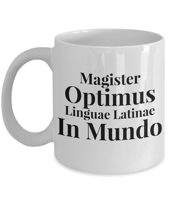Printed Ceramic Coffee Tea Cup Gift 11 ounce Illegitimi non Carborundum