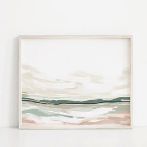 Abstract landscape print, Printable art, Minimalist Landscape, Above bed art, Modern wall art, landscape printable, Modern painting