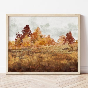 Autumn Landscape Print Fall Landscape Printable Wall Art - Etsy