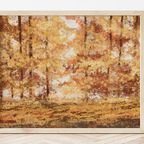 Fall Landscape Print Autumn Landscape Printable Wall Art - Etsy