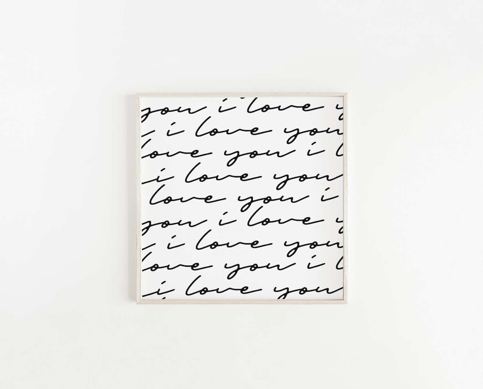 Printable Wall Art I Love You Print Bedroom Decor Nursery Etsy