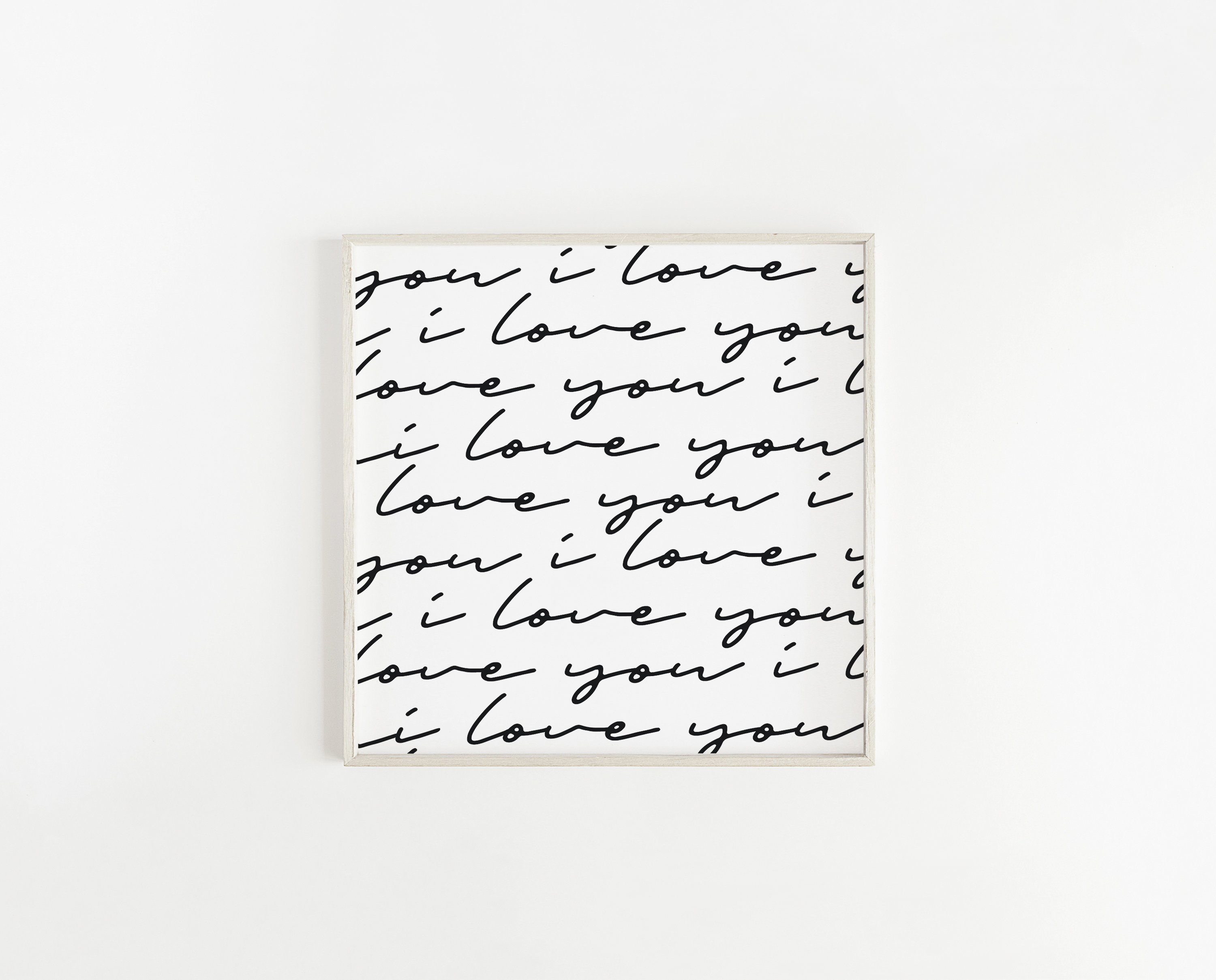 Printable Wall Art I Love You Print Bedroom Decor Nursery Etsy Canada