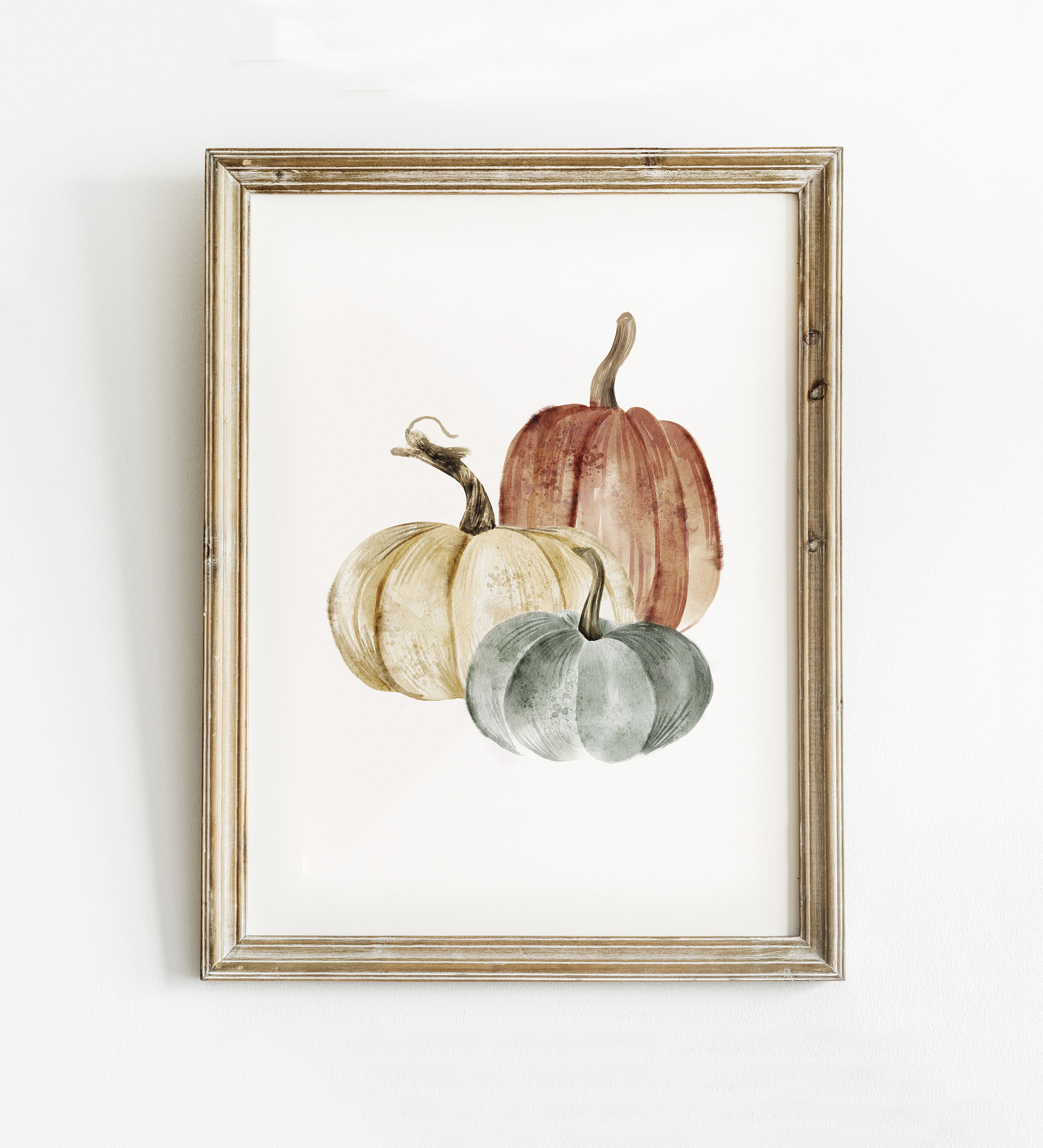 Pumpkin Printable Wall Art, pumpkin print, Rustic fall print, Pumpkin…
