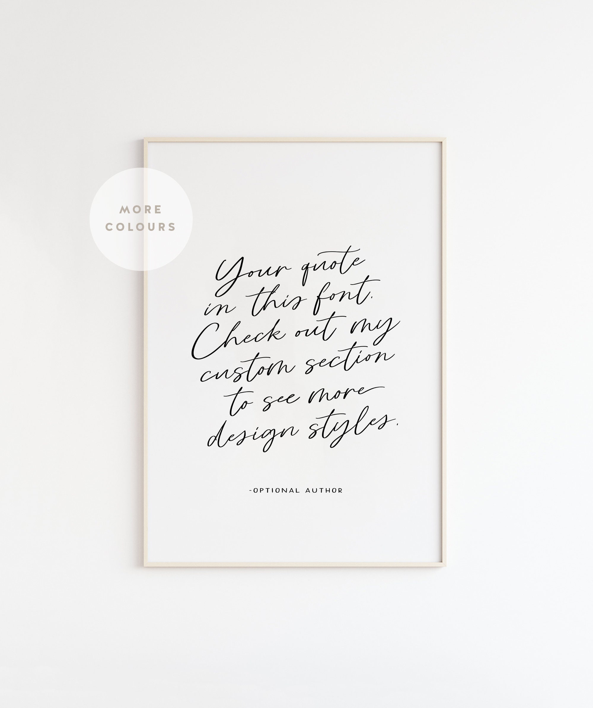 Custom Quote Print, Custom Printable, Custom Wall Decor, Personalized ...