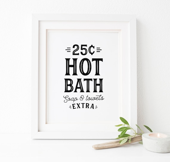 Printable Vintage Bathroom Art