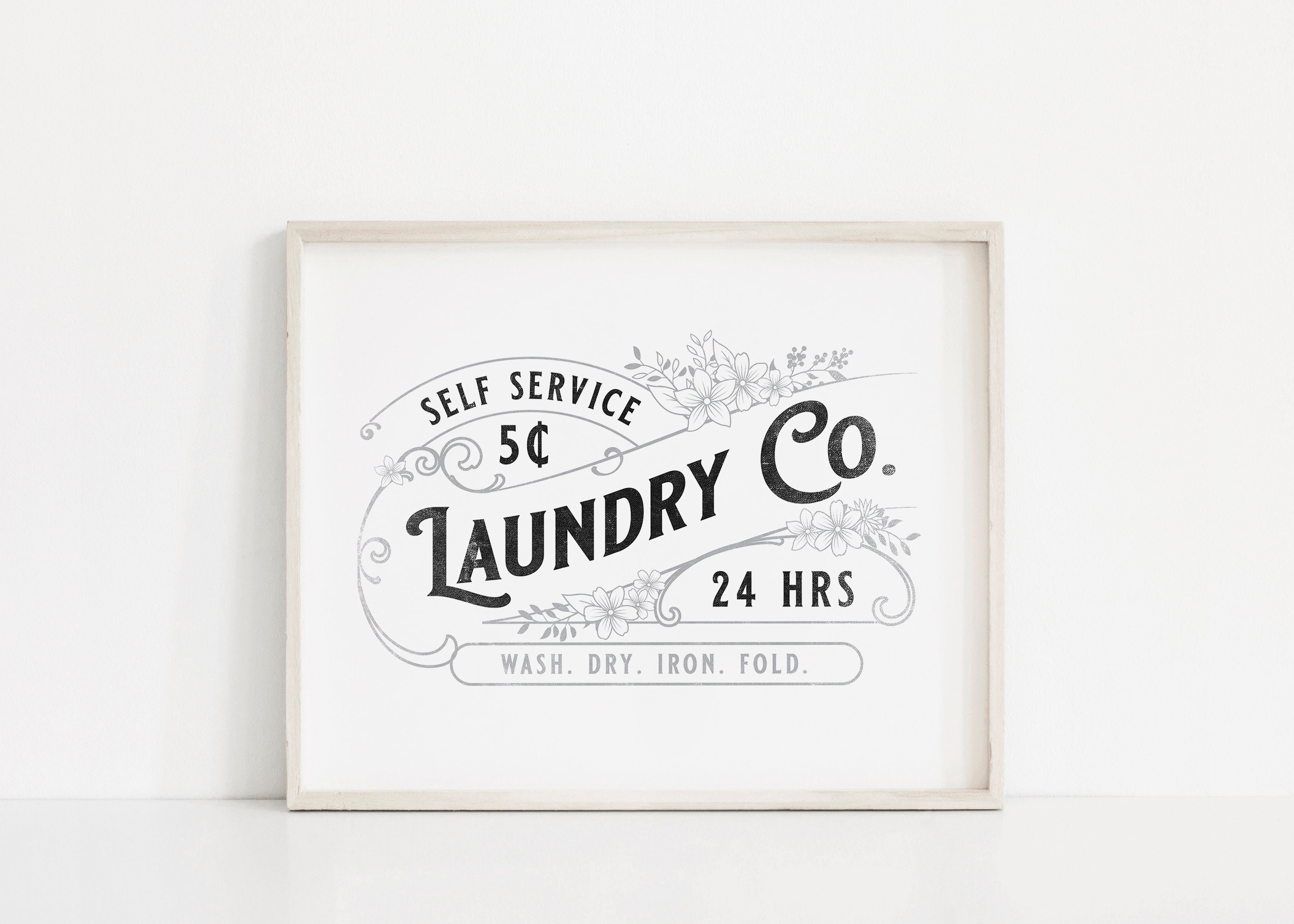 Vintage Laundry Print Printable Art Laundry Wall Decor Etsy