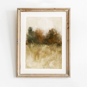 Fall Landscape Printable Wall Art, Autumn Landscape Print, Fall Painting, Fall Wall Decor, Thanksgiving Wall Art, Vintage Style Oil Painting